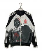 adidasアディダス）の古着「トラックジャケット」｜ブラック