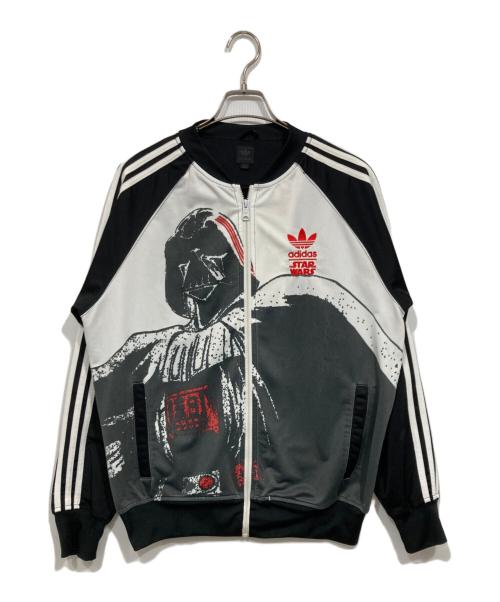 adidas（アディダス）adidas (アディダス) トラックジャケット ブラック サイズ:Ⅼの古着・服飾アイテム