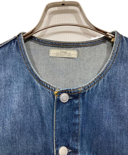 JOURNAL STANDARD relume（ジャーナルスタンダード レリューム）JOURNAL STANDARD relume (ジャーナルスタンダード レリューム) デニムジャケット インディゴ サイズ:Ｆの古着・服飾アイテム