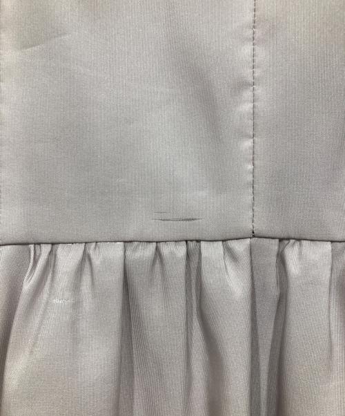 RED VALENTINO（レッドヴァレンティノ）RED VALENTINO (レッドヴァレンティノ) ノースリーブワンピース グレー サイズ:40の古着・服飾アイテム