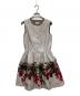 RED VALENTINO（レッドヴァレンティノ）の古着「ノースリーブワンピース」｜グレー