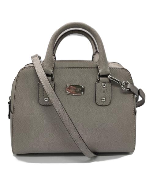 MICHAEL KORS（マイケル・コース）MICHAEL KORS (マイケル・コース) 2WAYショルダーバッグ ベージュの古着・服飾アイテム