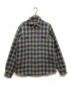 stussyステューシー）の古着「ジップアップジャケット」｜グレー×ネイビー