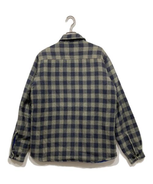 stussy（ステューシー）stussy (ステューシー) ジップアップジャケット グレー×ネイビー サイズ:Sの古着・服飾アイテム