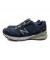 NEW BALANCE (ニューバランス) 990ローカットスニーカー ネイビー サイズ:26cm：12000円