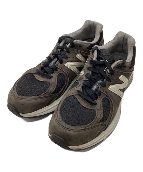 NEW BALANCE（ニューバランス）NEW BALANCE (ニューバランス) ローカットスニーカー ブラウン サイズ:26.5cmの古着・服飾アイテム