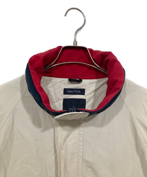 NAUTICA（ノーティカ）NAUTICA (ノーティカ) ジップアップジャケット/ナイロン アイボリー サイズ:Ｌ　の古着・服飾アイテム