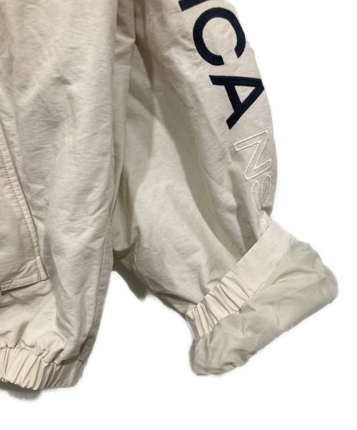 NAUTICA（ノーティカ）NAUTICA (ノーティカ) ジップアップジャケット/ナイロン アイボリー サイズ:Ｌ　の古着・服飾アイテム