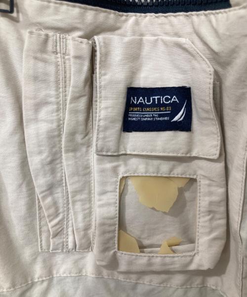 NAUTICA（ノーティカ）NAUTICA (ノーティカ) ジップアップジャケット/ナイロン アイボリー サイズ:Ｌ　の古着・服飾アイテム