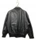 NO BRAND (ノーブランド) レザーボンバージャケット ブラック サイズ:Ｌ：5000円