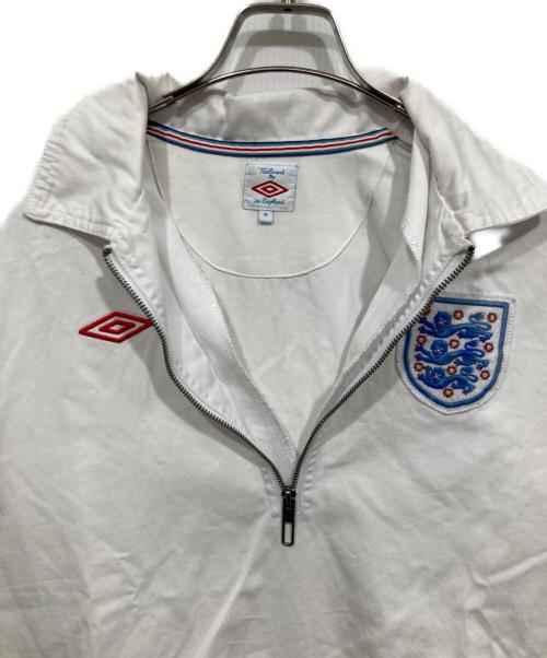 UMBRO（アンブロ）UMBRO (アンブロ) ハーフジップジャケット ホワイト サイズ:Ｍの古着・服飾アイテム