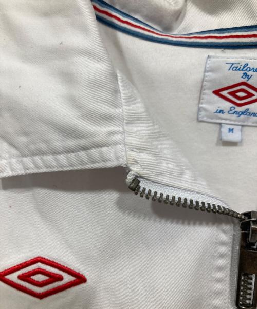 UMBRO（アンブロ）UMBRO (アンブロ) ハーフジップジャケット ホワイト サイズ:Ｍの古着・服飾アイテム