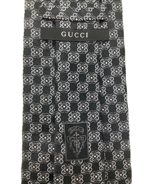 GUCCI（グッチ）GUCCI (グッチ) GG柄ネクタイ ネイビー サイズ:-の古着・服飾アイテム