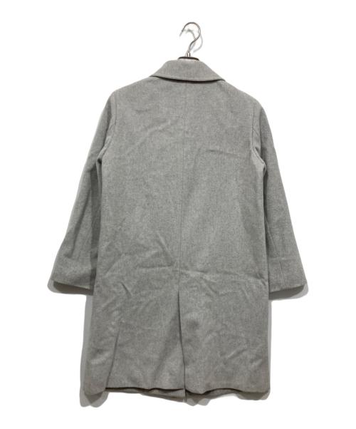 J.PRESS（ジェイプレス）J.PRESS (ジェイプレス) ステンカラーウールコート グレー サイズ:11の古着・服飾アイテム