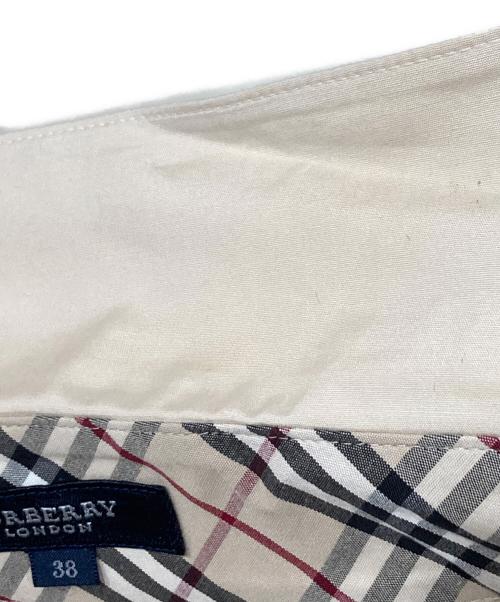 BURBERRY LONDON（バーバリーロンドン）BURBERRY LONDON (バーバリーロンドン) ノバチェック七分シャツ ベージュ サイズ:38の古着・服飾アイテム