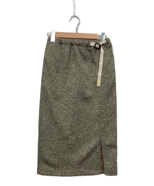 GRAMICCI（グラミチ）GRAMICCI (グラミチ) B:MING by BEAMS (ビーミングバイビームス) ニットフリーススカート グレー サイズ:Sの古着・服飾アイテム