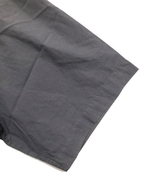 MHL（マーガレットハウエル）MHL (エムエイチエル) 半袖コットンリネンシャツ グレー サイズ:Mの古着・服飾アイテム