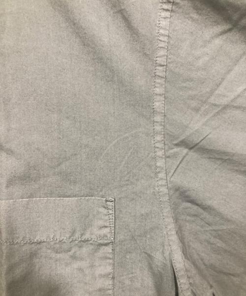 MHL（マーガレットハウエル）MHL (エムエイチエル) 半袖コットンリネンシャツ グレー サイズ:Mの古着・服飾アイテム