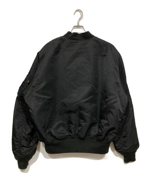 ALPHA（アルファ）ALPHA (アルファ) MA-1ジャケット ブラック サイズ:XLの古着・服飾アイテム
