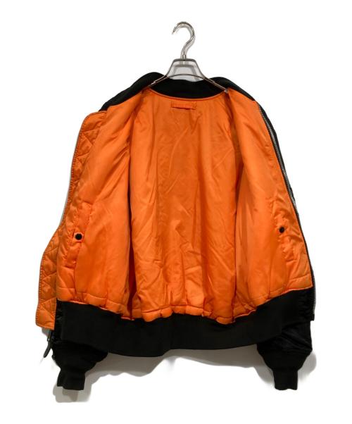 ALPHA（アルファ）ALPHA (アルファ) MA-1ジャケット ブラック サイズ:XLの古着・服飾アイテム