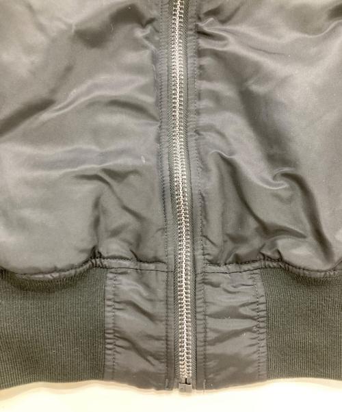ALPHA（アルファ）ALPHA (アルファ) MA-1ジャケット ブラック サイズ:XLの古着・服飾アイテム