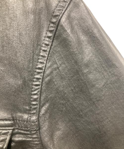 DIESEL（ディーゼル）DIESEL (ディーゼル) コーティングデニムジャケット ブラック サイズ:SIZE Sの古着・服飾アイテム