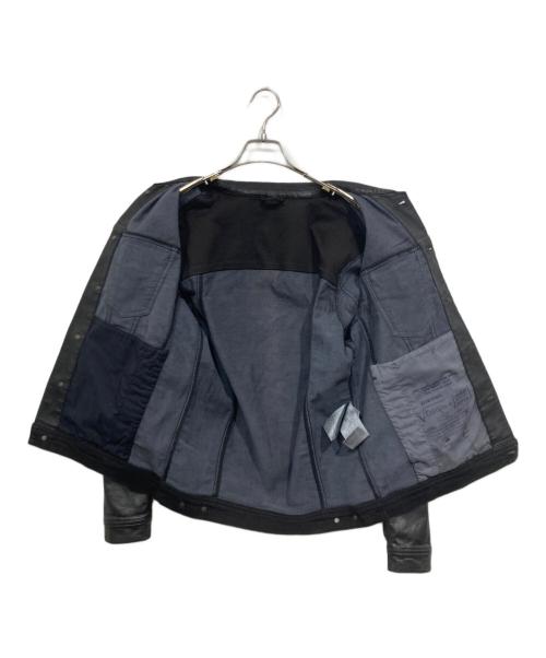 DIESEL（ディーゼル）DIESEL (ディーゼル) コーティングデニムジャケット ブラック サイズ:SIZE Sの古着・服飾アイテム