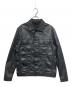 DIESEL（ディーゼル）の古着「コーティングデニムジャケット」｜ブラック