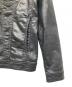 中古・古着 DIESEL (ディーゼル) コーティングデニムジャケット ブラック サイズ:SIZE S：18000円