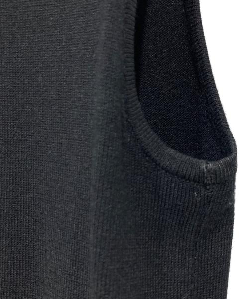 Mystrada（マイストラーダ）Mystrada (マイストラーダ) シャーリングボイルドッキングワンピース ブラック サイズ:38の古着・服飾アイテム