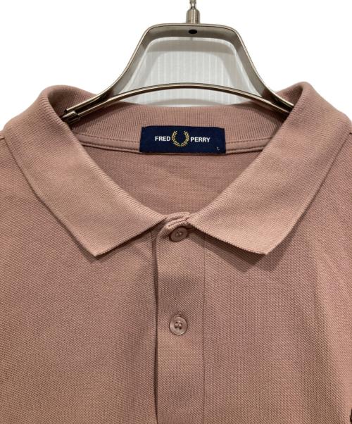 FRED PERRY（フレッドペリー）FRED PERRY (フレッドペリー) ポロシャツ ベージュ サイズ:Ｌ　の古着・服飾アイテム