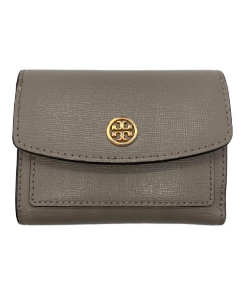 TORY BURCH（トリーバーチ）TORY BURCH (トリーバーチ) 2つ折り財布 ベージュの古着・服飾アイテム