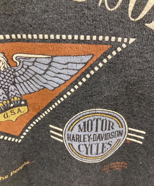 HARLEY-DAVIDSON（ハーレーダビッドソン）HARLEY-DAVIDSON (ハーレーダビッドソン) スウェット グレー サイズ:Ｌの古着・服飾アイテム