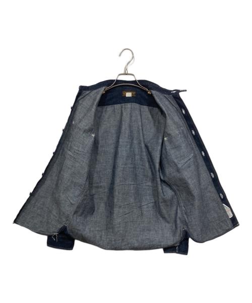 freewheelers（フリーホイーラーズ）freewheelers (フリーホイーラーズ) デニムワークシャツ インディゴ サイズ:14の古着・服飾アイテム