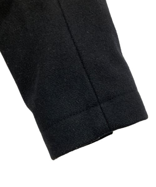 DOLCE & GABBANA（ドルチェ＆ガッバーナ）DOLCE & GABBANA (ドルチェ＆ガッバーナ) メルトンPコート ブラック サイズ:46の古着・服飾アイテム