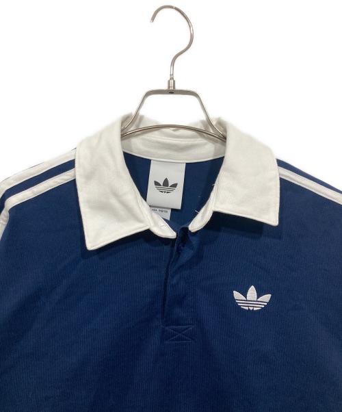 adidas（アディダス）adidas (アディダス) フットボールTシャツ ネイビー サイズ:Sの古着・服飾アイテム