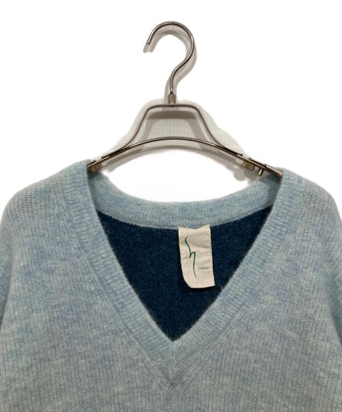 Sybilla（シビラ）Sybilla (シビラ) カラーブロックモヘアニット ブルー サイズ:1の古着・服飾アイテム