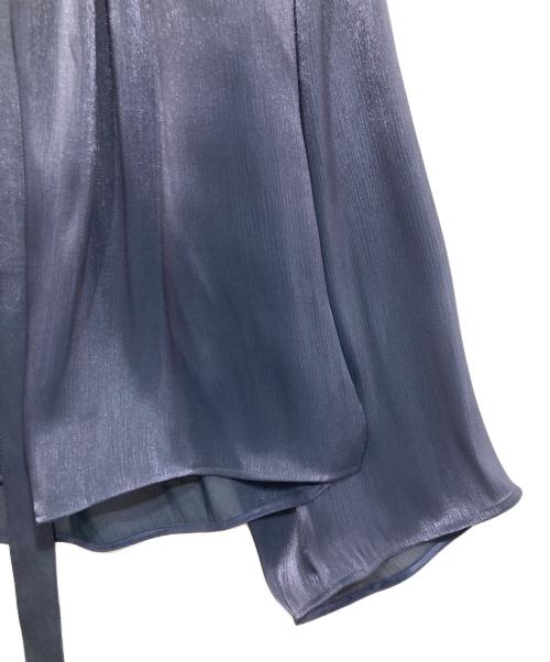 STUNNING LURE（スタニングルアー）STUNNING LURE (スタニングルアー) ボウタイブラウス ネイビー サイズ:Ｍの古着・服飾アイテム
