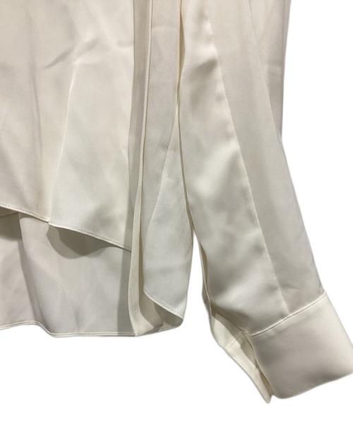 theory（セオリー）theory (セオリー) ボウタイシルクブラウス / MODERN GGT OPEN NK TIE BL ホワイト サイズ:sの古着・服飾アイテム