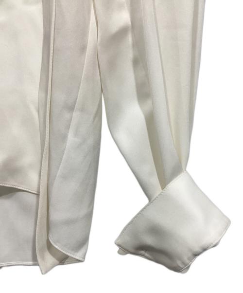 theory（セオリー）theory (セオリー) ボウタイシルクブラウス / MODERN GGT OPEN NK TIE BL ホワイト サイズ:sの古着・服飾アイテム