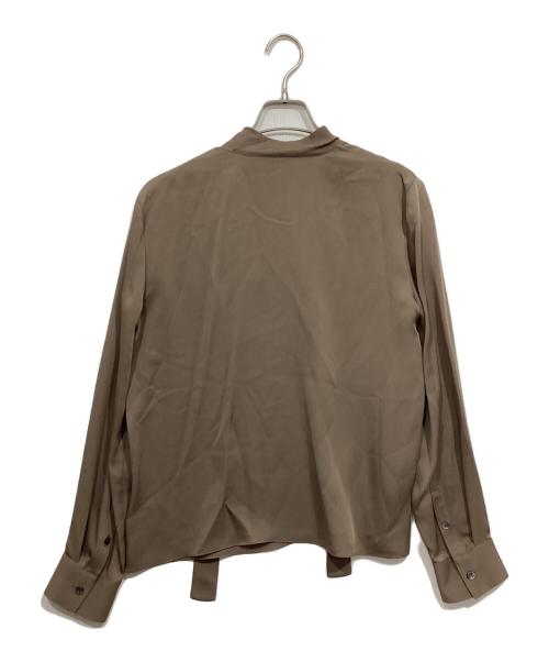 theory（セオリー）theory (セオリー) ボウタイシルクブラウス / MODERN GGT OPEN NK TIE BL ベージュ サイズ:Ｓの古着・服飾アイテム