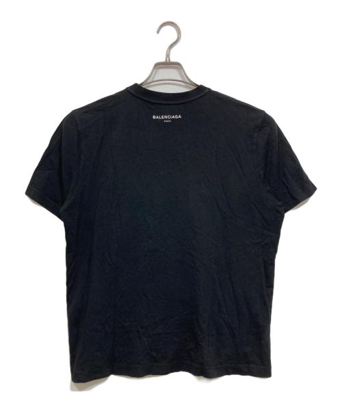BALENCIAGA（バレンシアガ）BALENCIAGA (バレンシアガ) バッグロゴプリントTシャツ ブラック サイズ:XLの古着・服飾アイテム