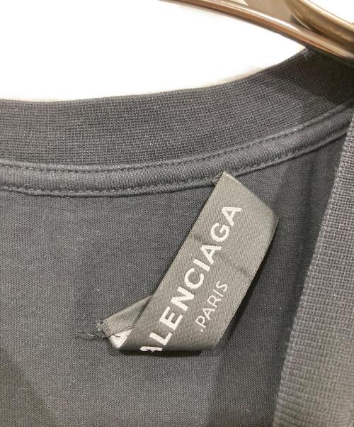BALENCIAGA（バレンシアガ）BALENCIAGA (バレンシアガ) バッグロゴプリントTシャツ ブラック サイズ:XLの古着・服飾アイテム