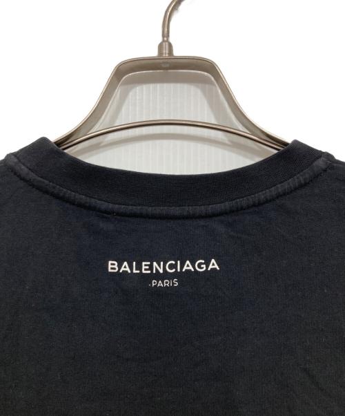 BALENCIAGA（バレンシアガ）BALENCIAGA (バレンシアガ) バッグロゴプリントTシャツ ブラック サイズ:XLの古着・服飾アイテム