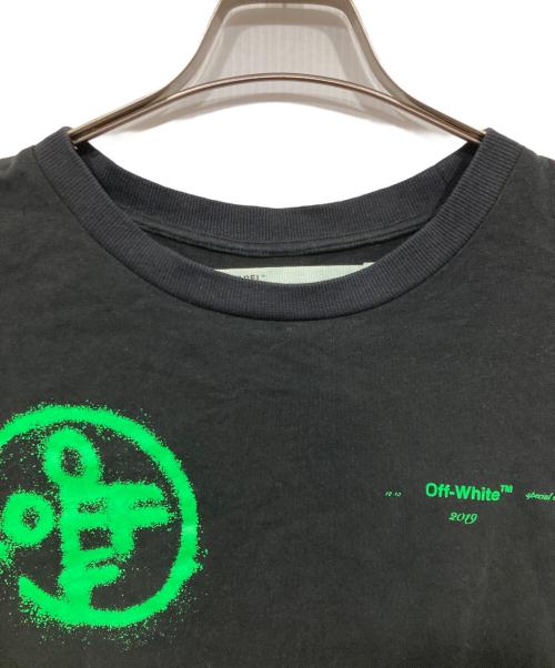 OFFWHITE（オフホワイト）OFFWHITE (オフホワイト) 19AW/LANDSCAPE LOGO TEE ブラック サイズ:Ｌの古着・服飾アイテム