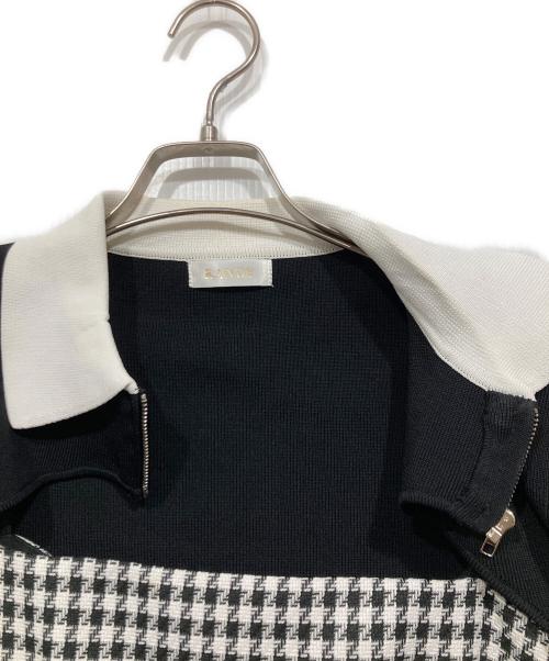 RANDY（ランディー）Randy (ランディー) Back open houndstooth ensemble ブラック サイズ:Ｍの古着・服飾アイテム