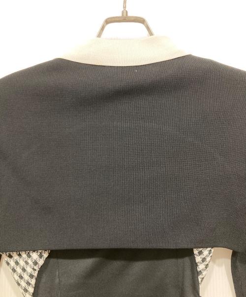 RANDY（ランディー）Randy (ランディー) Back open houndstooth ensemble ブラック サイズ:Ｍの古着・服飾アイテム