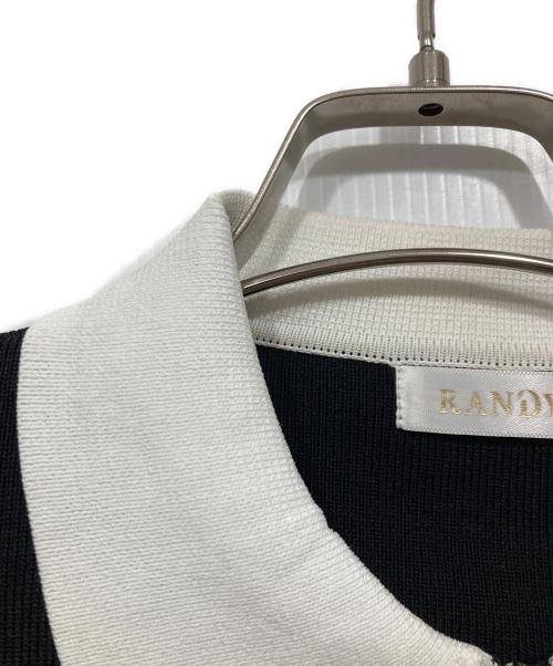 RANDY（ランディー）Randy (ランディー) Back open houndstooth ensemble ブラック サイズ:Ｍの古着・服飾アイテム