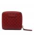GUCCI（グッチ）の古着「マイクログッチシマ 2つ折り財布」｜レッド