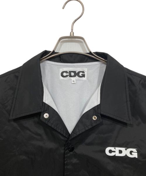 CDG（シーディージー）CDG (シーディージー) コーチジャケット ブラック サイズ:XLの古着・服飾アイテム